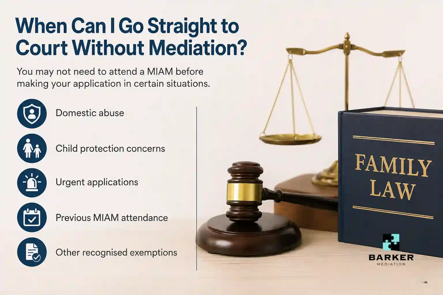 When Can I Go Straight to Court Without Mediation Chesterfield?